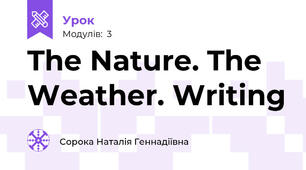 The Nature. The Weather. Writing