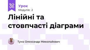 Лінійні та стовпчасті діаграми