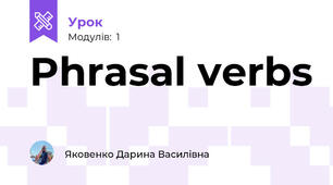 Phrasal verbs