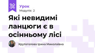 Які невидимі ланцюги є в осінньому лісі