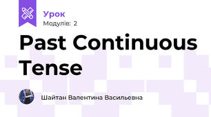 Past Сontinuous Tense