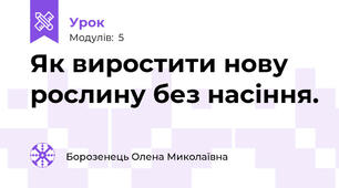 Як виростити нову рослину без насіння.