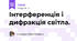 Інтерференція і дифракція світла.