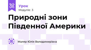 Природні зони Південної Америки