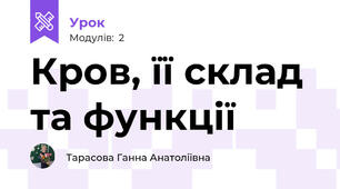 Кров, її склад та функції