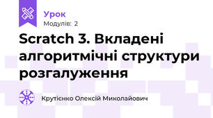 Scratch 3. Вкладені алгоритмічні структури розгалуження