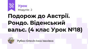 Подорож до Австрії. Рондо. Віденський вальс. (4 клас Урок №18)