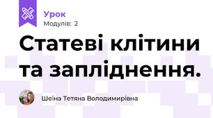 Статеві клітини та запліднення.