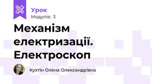 Механізм електризації. Електроскоп