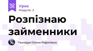 Розпізнаю займенники