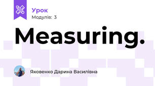 Measuring. 