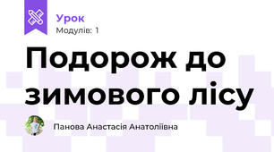 Подорож до зимового лісу