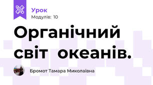 Органічний   світ  океанів. 