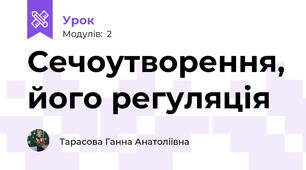 Сечоутворення, його регуляція
