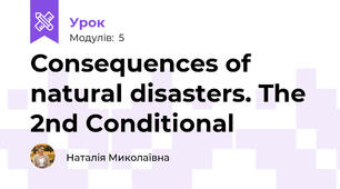 Сonsequences of natural disasters. The 2nd Conditional