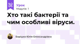 Хто такі бактерії та чим особливі віруси.