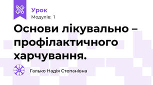 Основи лікувально – профілактичного харчування.       