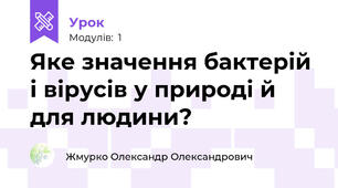 Яке значення бактерій і вірусів у природі й для людини?