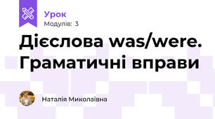Дієслова was/were. Граматичні вправи