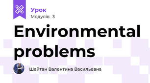 Environmental problems