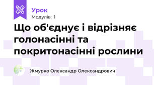 Що об'єднує і відрізняє голонасінні та покритонасінні рослини