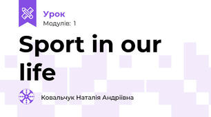 Sport in our life