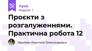 Проєкти з розгалуженнями. Практична робота 12