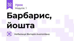 Барбарис, йошта