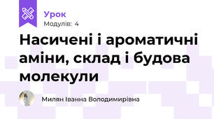 Насичені і ароматичні аміни, склад і будова молекули