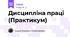 Дисципліна праці (Практикум)