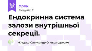 Ендокринна система залози внутрішньої секреції.