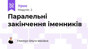 Паралельні закінчення іменників