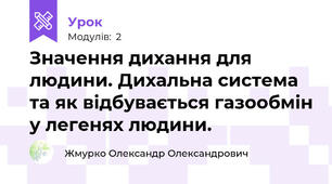 Значення дихання для людини. Дихальна система та як відбувається газообмін у легенях людини.