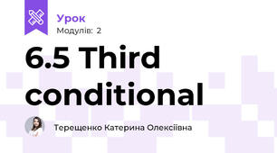 6.5 Third conditional