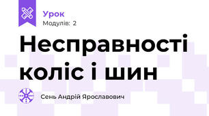 Несправності коліс і шин