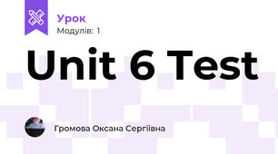 Unit 6 Test