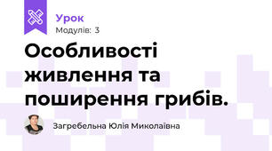 Особливості живлення та поширення грибів.