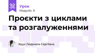 Проєкти з циклами та розгалуженнями
