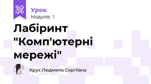 Лабіринт "Комп'ютерні мережі"