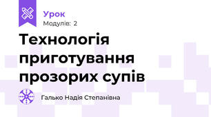 Технологія  приготування прозорих супів
