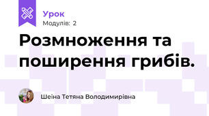 Розмноження та поширення грибів.