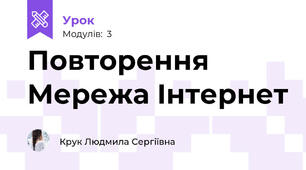 Повторення Мережа Інтернет
