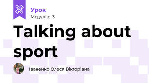 Talking about sport