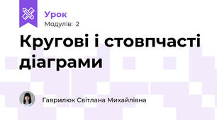 Кругові і стовпчасті діаграми