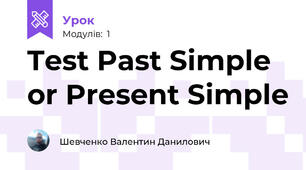 Test Past Simple or Present Simple