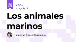 Los animales marinos