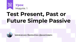 Test Present, Past or Future Simple Passive