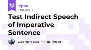 Test Indirect Speech of Imperative Sentence