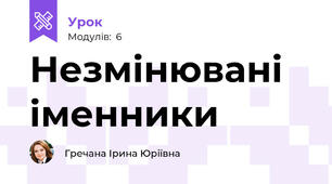 Незмінювані іменники