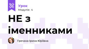НЕ з іменниками